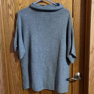 Grey Turtleneck Sweater